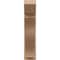 Ekena Millwork 8-in W x 30-in D x 34-in H Funston Slat Rough Cedar Woodgrain TimberThane Outlooker, Primed Tan OUTUR080X30X34FST24RCPR - alternate 4